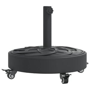 vidaXL Stojan na slunečn&iacute;k s kolečky pro tyč &Oslash; 38/48 mm 27 kg kruhov&yacute;