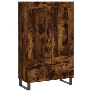 vidaXL Skř&iacute;ň highboard kouřov&yacute; dub 69,5 x 31 x 115 cm kompozitn&iacute; dřevo
