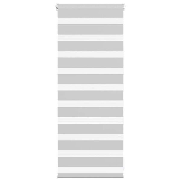 vidaXL Zebra roleta světle &scaron;ed&aacute; 60x100cm &scaron;&iacute;řka l&aacute;tky 55,9 cm polyester