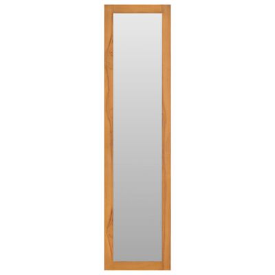 vidaXL Nástěnné zrcadlo s poličkami 30 x 30 x 120 cm masivní teak