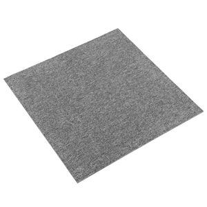 vidaXL Koberec 20 pcs &Scaron;ed&yacute; 50 x 50 cm 100% polypropylen