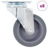 vidaXL 8 ks otočn&aacute; kolečka 75 mm