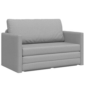 vidaXL Pohovka na span&iacute; Oblačno &scaron;ed&aacute; 124 x 71 x 78 cm textil
