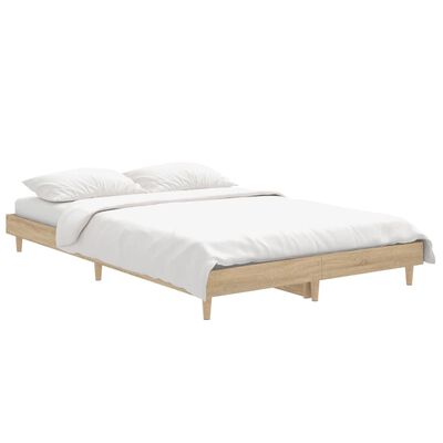 vidaXL Rám postele dub sonoma 120 x 190 cm kompozitní dřevo