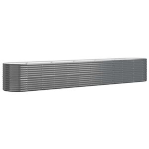 vidaXL Vyv&yacute;&scaron;en&yacute; z&aacute;hon pozinkovan&aacute; ocel 440x80x68 cm antracitov&yacute;