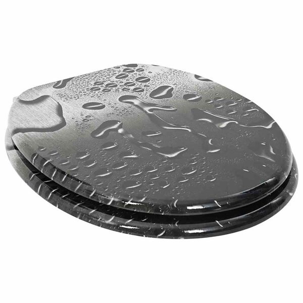 vidaXL Toaletn&iacute; sed&aacute;tko s tlumen&yacute;m zav&iacute;r&aacute;n&iacute;m &Scaron;ed&yacute; 44 x 38 cm MDF deska