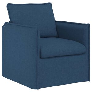 vidaXL Pohovka Modr&aacute; 75 x 82 x 85 cm textil
