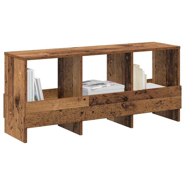 vidaXL Reg&aacute;l na časopisy Star&eacute; dřevo 102 x 30 x 45 cm