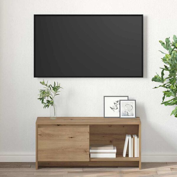 vidaXL Sestava TV skř&iacute;něk N&aacute;stěnn&yacute; Artisanov&yacute; dub 90 x 35 x 40 cm