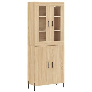 vidaXL Skř&iacute;ň highboard dub sonoma 69,5 x 34 x 180 cm kompozitn&iacute; dřevo