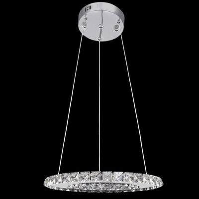 LED křišťálové závěsné svítidlo ve tvaru kruhu 13 W