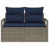 vidaXL Zahradn&iacute; sofa s pol&scaron;t&aacute;řem 120 x 62 x 69 cm polyratan