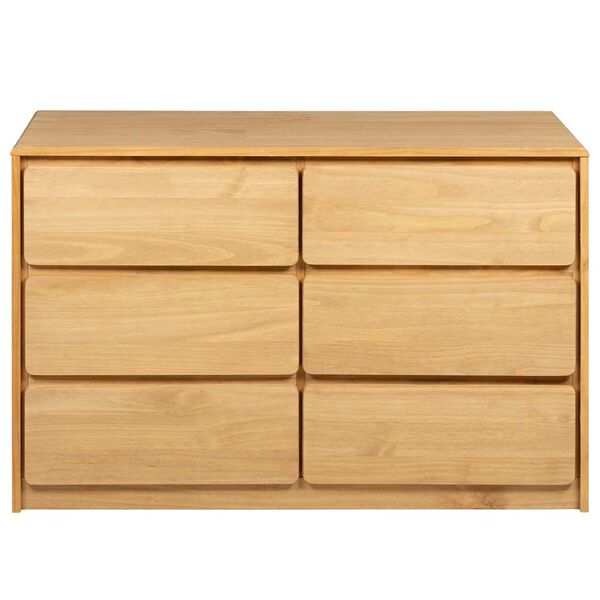 vidaXL Z&aacute;suvkov&aacute; komoda SAUDA dub 111x43x73,5 cm masivn&iacute; borov&eacute; dřevo