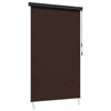 vidaXL Roleta Hněd&aacute; 100 x 250 cm Textil a hlin&iacute;k