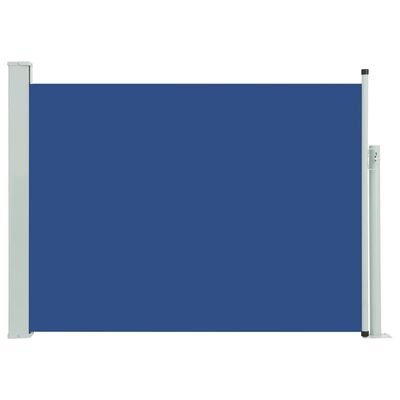 vidaXL Zatahovací boční markýza 117 x 500 cm modrá
