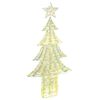 vidaXL V&aacute;nočn&iacute; stromeček 240 LED Tepl&aacute; b&iacute;l&aacute; 181 cm PET