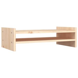 vidaXL Stojan na monitor 50 x 27 x 15 cm masivn&iacute; borov&eacute; dřevo