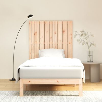 vidaXL Nástěnné čelo postele 108 x 3 x 110 cm masivní borové dřevo