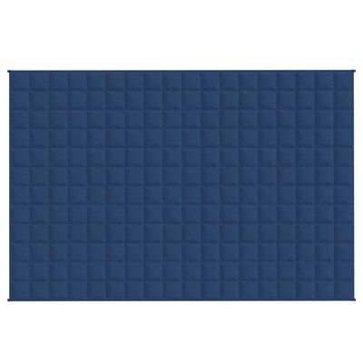 vidaXL Zátěžová deka modrá 137 x 200 cm 10 kg textil