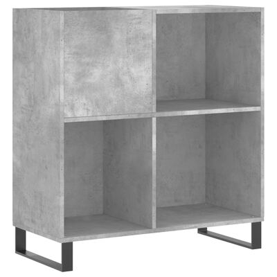 vidaXL Skříňka na LP desky betonově šedá 84,5x38x89cm kompozitní dřevo