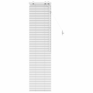 vidaXL Venet &scaron;koln&iacute; žaluzie B&iacute;l&aacute; 50 x 160 cm 35 mm Masivn&iacute; paulovnie