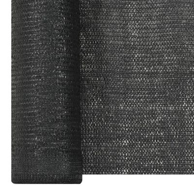 vidaXL Stínící tkanina černá 1,2 x 50 m HDPE 150 g/m²