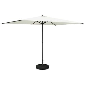 vidaXL Zahradn&iacute; slunečn&iacute;k s podstavcem 200 x 300 cm Polyester