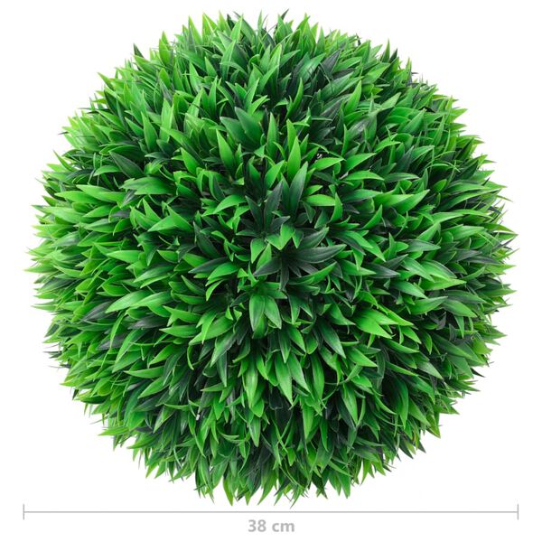 vidaXL Uměl&eacute; buxus koule 2 ks 38 cm