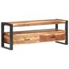 vidaXL TV stolek 120x35x45 cm masiv s medovou povrchovou &uacute;pravou