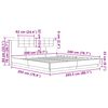vidaXL R&aacute;m postele s čelem Čern&yacute; dub 200 x 200 cm kompozitn&iacute; dřevo