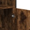 vidaXL Highboard kouřový dub 79,5 x 35,5 x 137,5 cm kompozitní dřevo