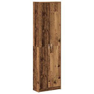 vidaXL &Scaron;atn&iacute; skř&iacute;ň Star&eacute; dřevo 55 x 25 x 189 cm Kompozitn&iacute; dřevo