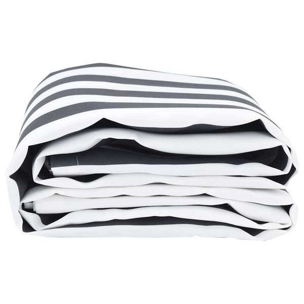 vidaXL Náhrada markýzy Antracitová a bílá 1000 x 160 cm