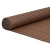 vidaXL Zahradn&iacute; plot oboustrann&yacute; hněd&yacute; 1,8 x 3 m PVC