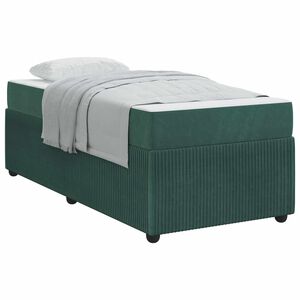 vidaXL R&aacute;m postele Tmavě zelen&aacute; 80 x 200 cm textil