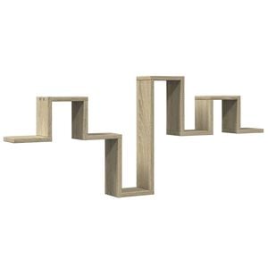 vidaXL N&aacute;stěnn&aacute; police dub sonoma 104,5 x 10 x 43 cm kompozitn&iacute; dřevo