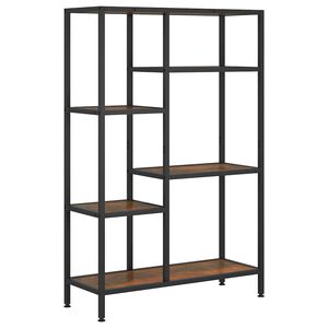 vidaXL Knihovna 80 x 30 x 120 cm ocel a kompozitn&iacute; dřevo