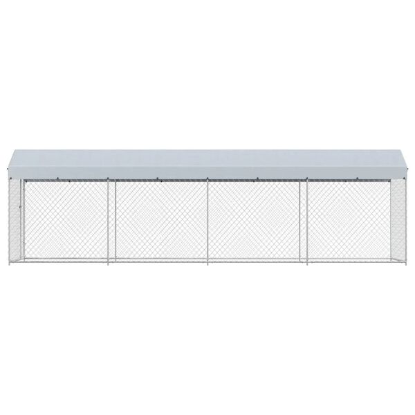 vidaXL Venkovn&iacute; ps&iacute; kotec se střechou 760 x 190 x 225 cm