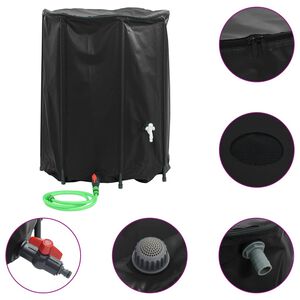 vidaXL N&aacute;drž na vodu s kohoutkem skl&aacute;dac&iacute; 750 l PVC