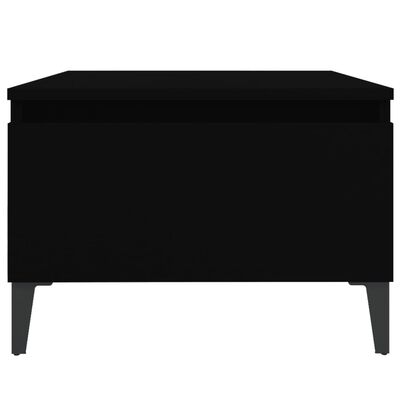 vidaXL Odkládací stolek černý 50 x 46 x 35 cm kompozitní dřevo