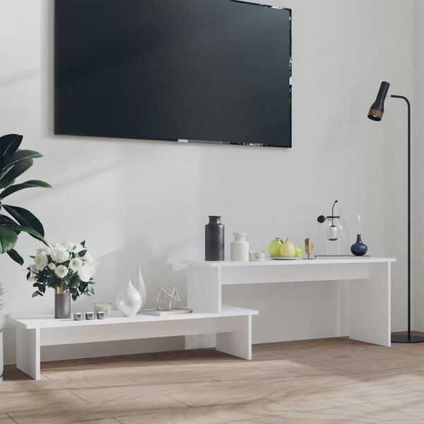 vidaXL TV stolek bílý 180 x 30 x 43 cm kompozitní dřevo