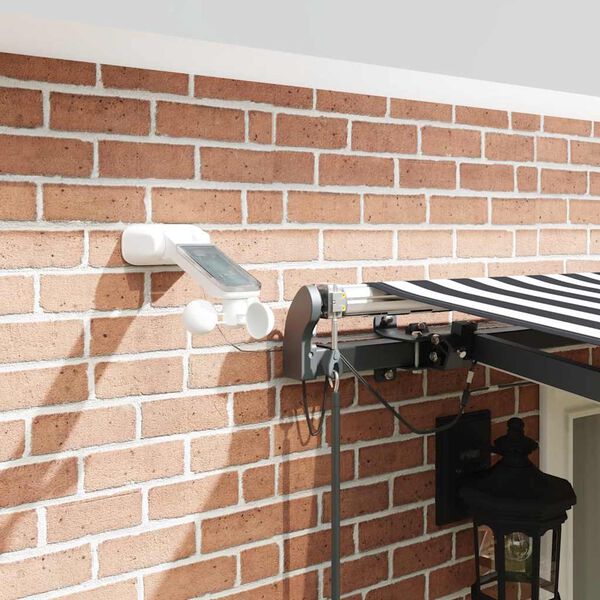 vidaXL Automatick&aacute; zatahovac&iacute; mark&yacute;za s LED antracit a b&iacute;l&aacute; 500x300 cm