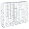 vidaXL Gabionov&yacute; ko&scaron; s v&iacute;kem 200 x 50 x 150 cm pozinkovan&eacute; železo