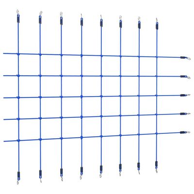 vidaXL Síť na šplhání 200 x 150 cm modrá