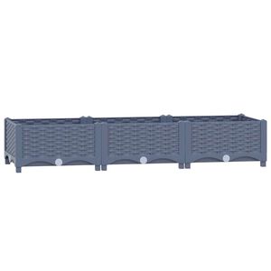 vidaXL Vyv&yacute;&scaron;en&yacute; z&aacute;hon 120 x 40 x 23 cm polypropylen