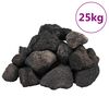 vidaXL Sopečn&eacute; kameny 25 kg čern&eacute; 5&ndash;8 cm