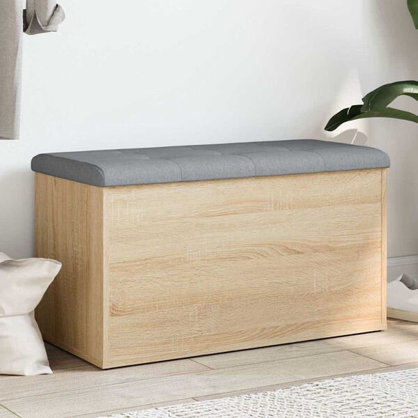 vidaXL &Uacute;ložn&aacute; lavice dub sonoma 82 x 42 x 45 cm konstrukčn&iacute; dřevo