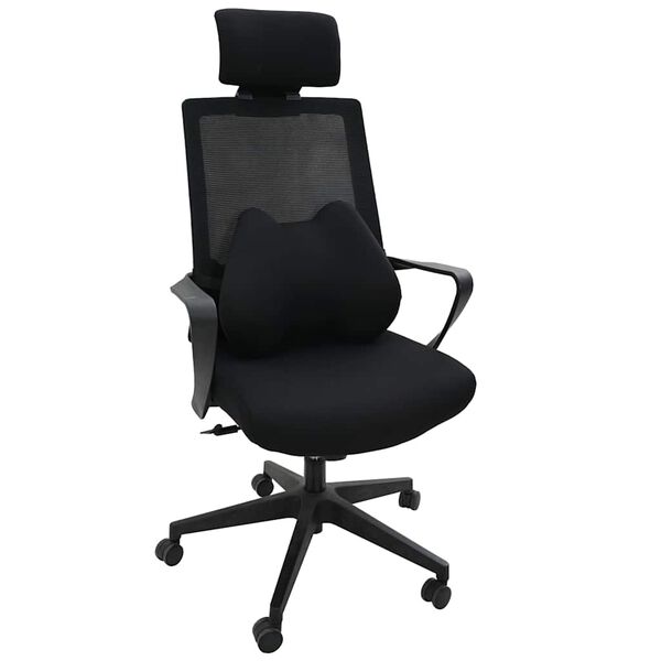 vidaXL Pol&scaron;t&aacute;ř s pol&scaron;t&aacute;řem Čern&aacute; 42 x 32 x 14 cm Polyester