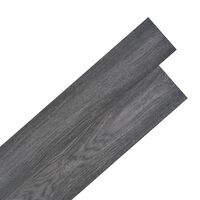 vidaXL Samolepicí PVC podlahová prkna 2,51 m² 2 mm černobílá