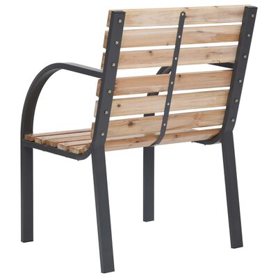 vidaXL Zahradní židle 2 ks masivní jedlové dřevo